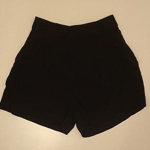 HM Black High Waist  Flowy Shorts